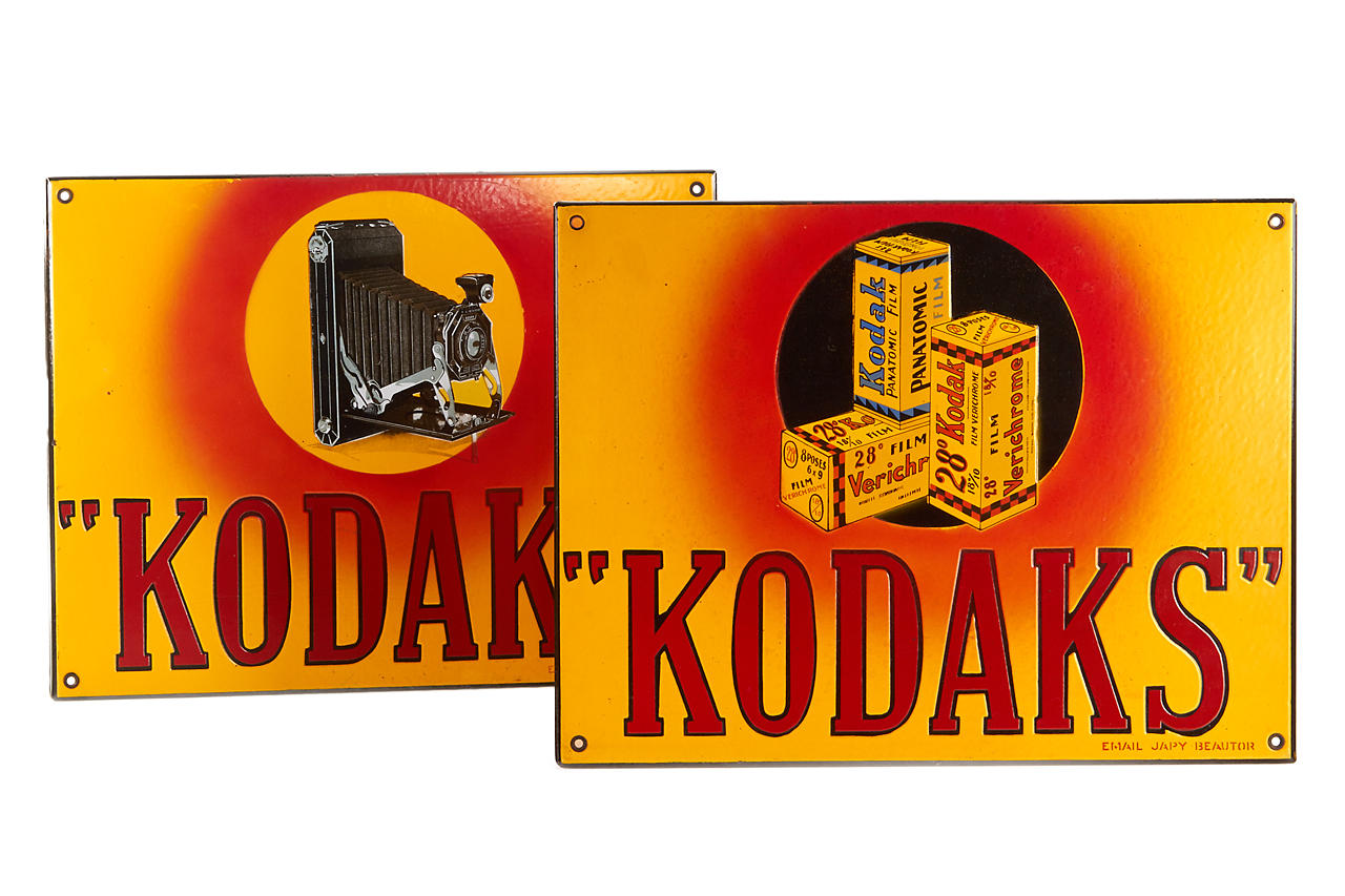 Kodak Enamel Signs (various)