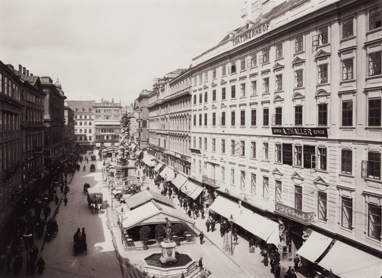 ANONYMOUS PHOTOGRAPHERS Four early images of Vienna, 1870s-1880s