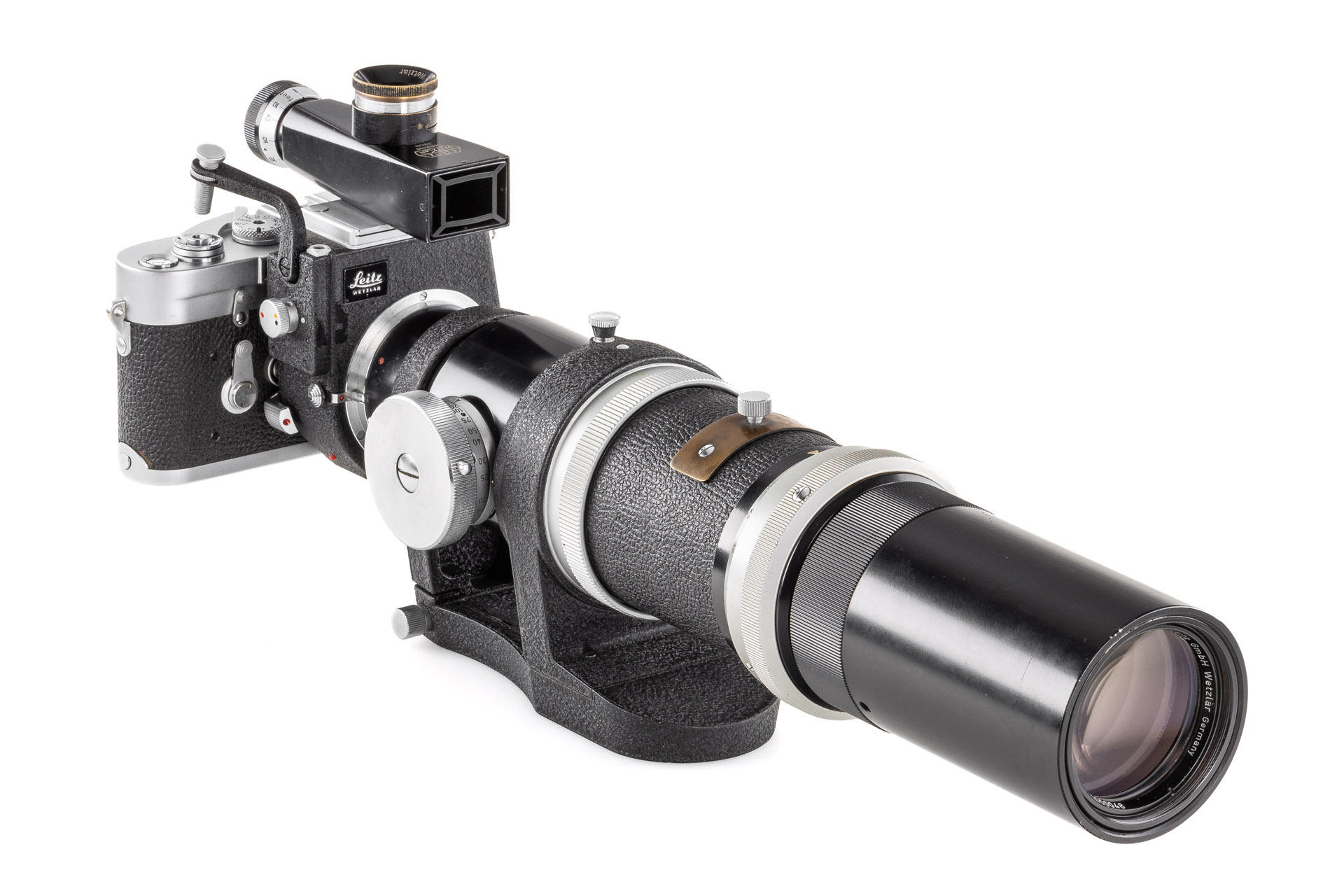 Leica M3 Betriebskamera with Prototype Telyt 40cm and Finder * Leica M3 Betriebskamera with Prototype Telyt 40cm and Finder *