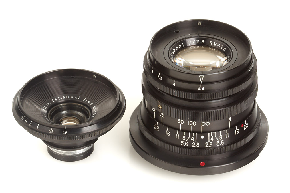 Kodak Ektar Lens for Graflex Camera Set KS-6 (various)