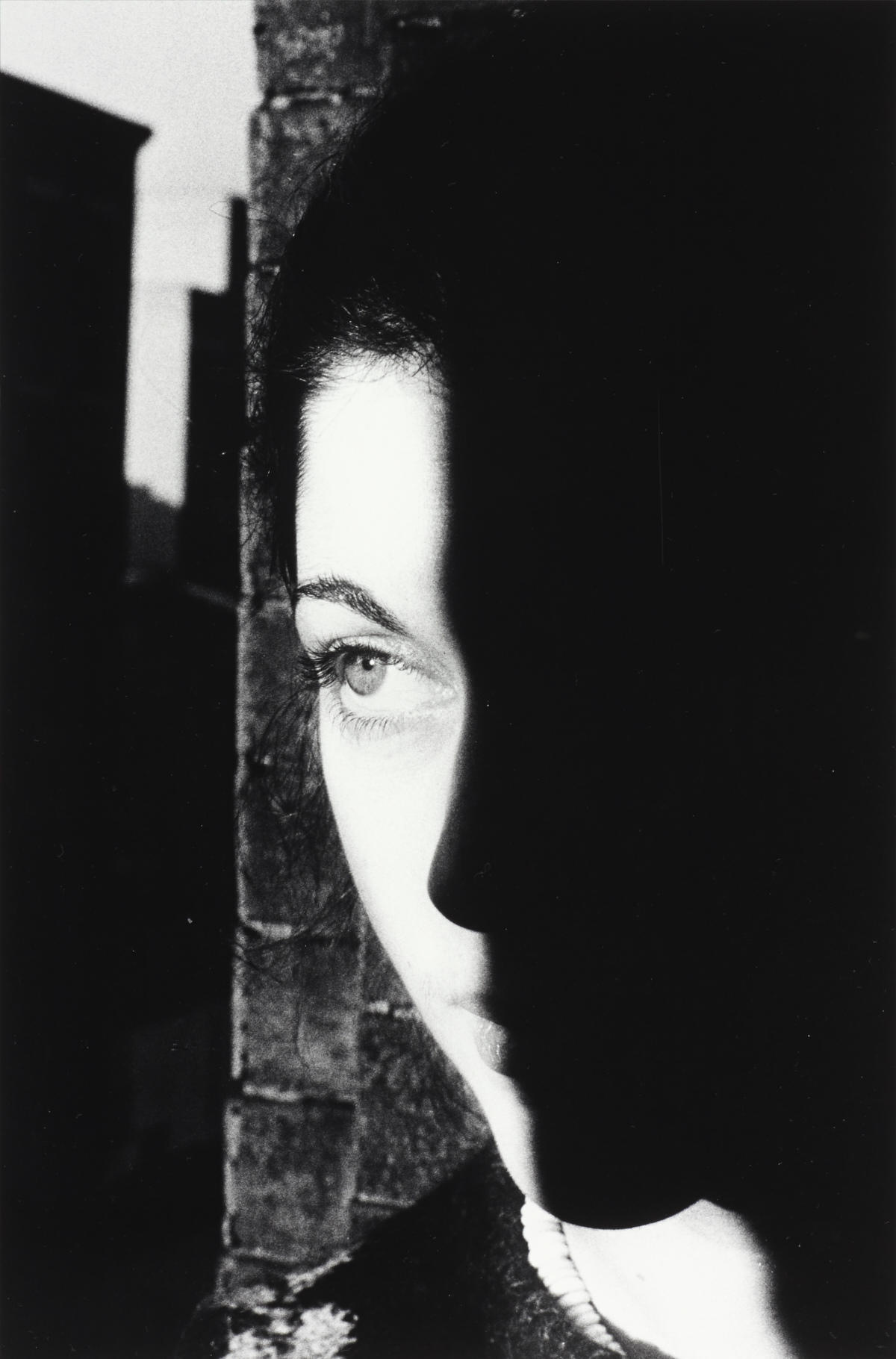 RALPH GIBSON (* 1939) Woman's Face with Shadow (from the portfolio ‘If & (Silk)’), 1974 RALPH GIBSON (* 1939) Woman's Face with Shadow (from the portfolio ‘If & (Silk)’), 1974