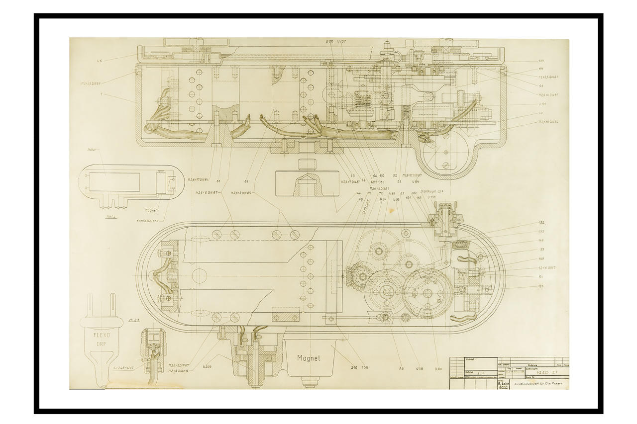 Leica 250 MOOEV Motordrive Drawing