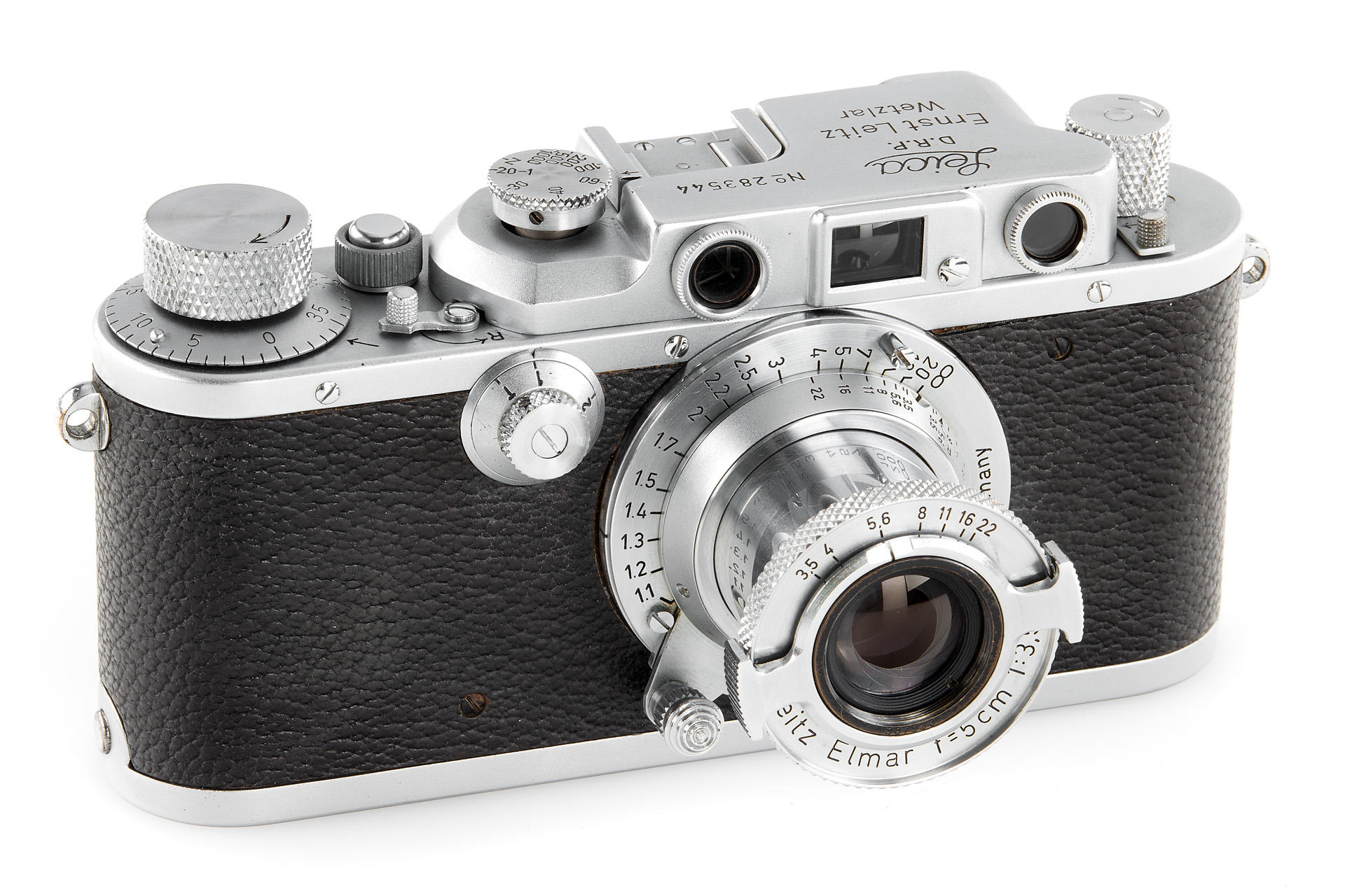 Leica IIIb with Elmar 3.5/5cm prototype