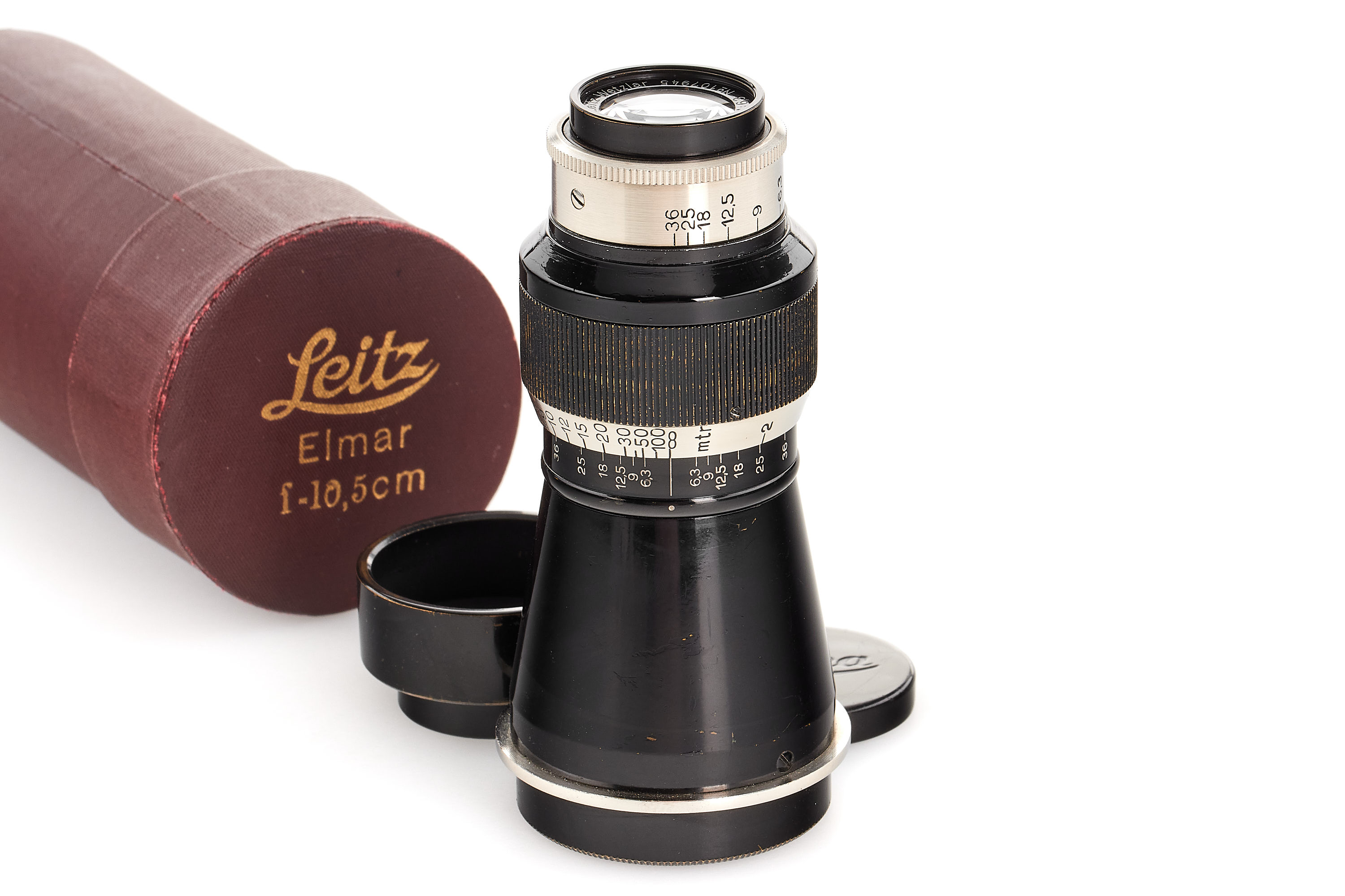 Elmar 6.3/10.5cm black/nickel *