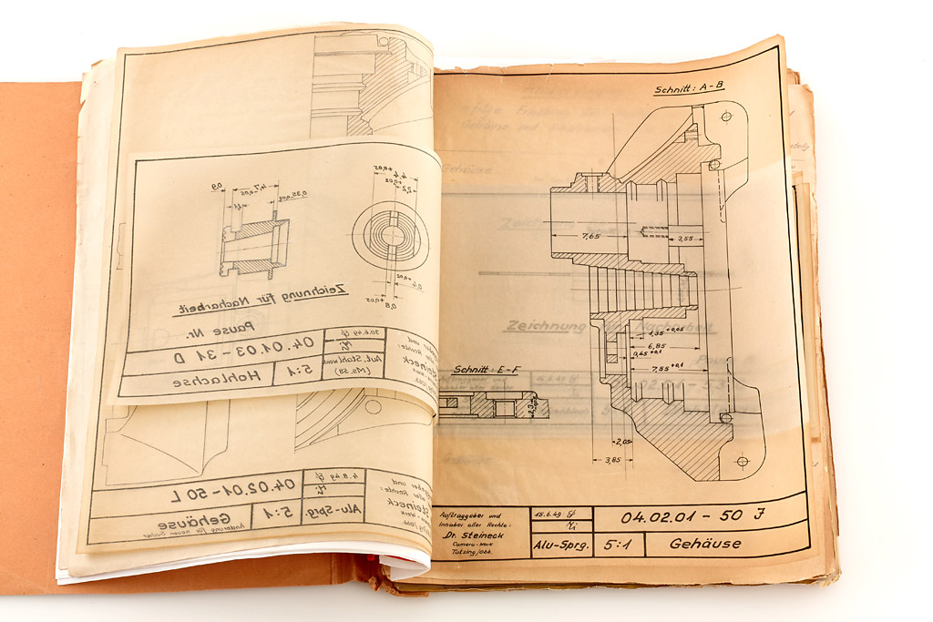 Steineck ABC Watch Camera Construction Drawings