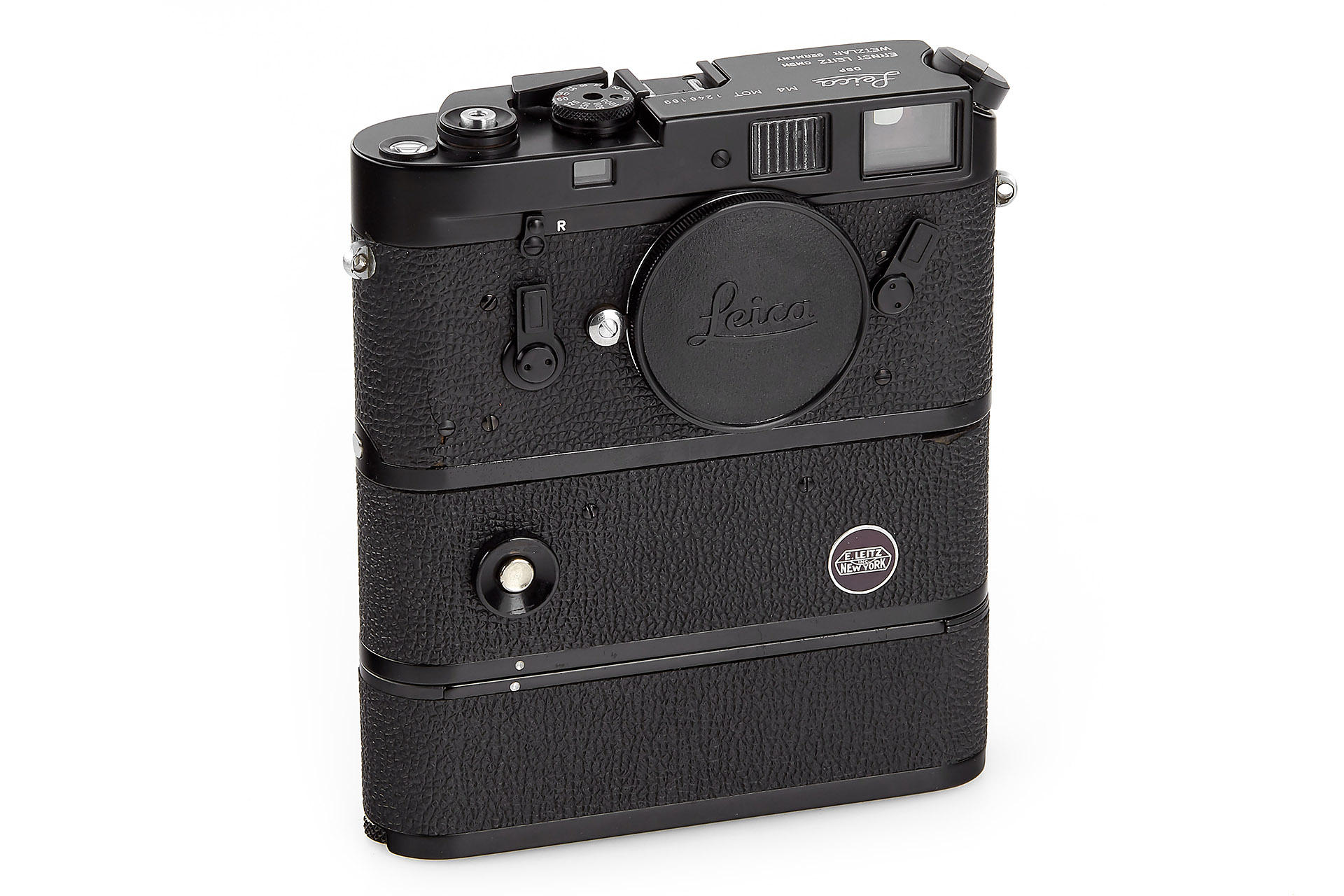 Leica M4 MOT black paint + NY Motor Drive