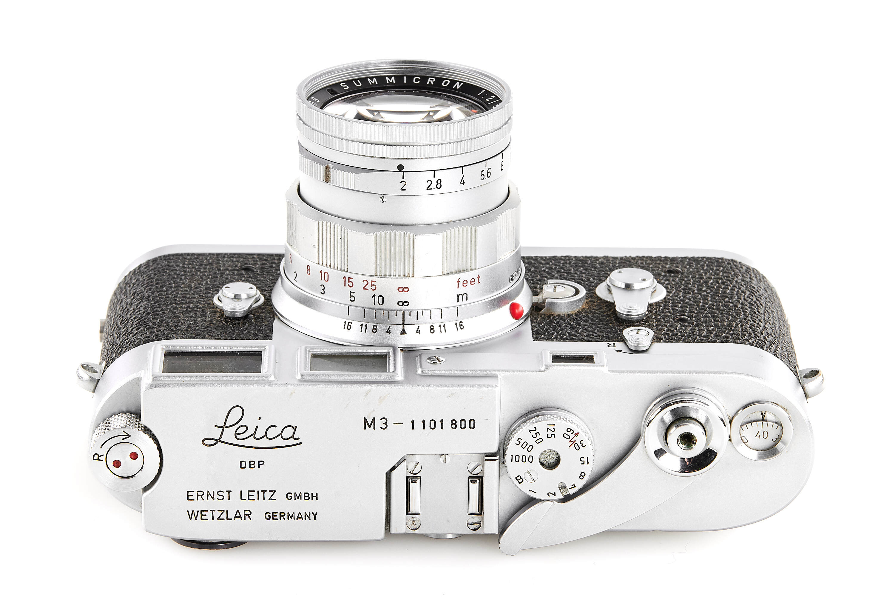 Leica M3 chrome Single Stroke with Summicron 2/50mm