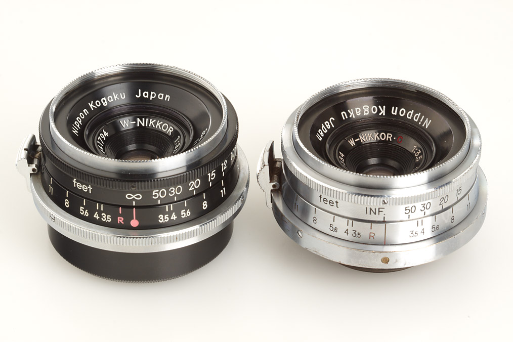 Nikon W-Nikkor 3.5/3.5cm (various)