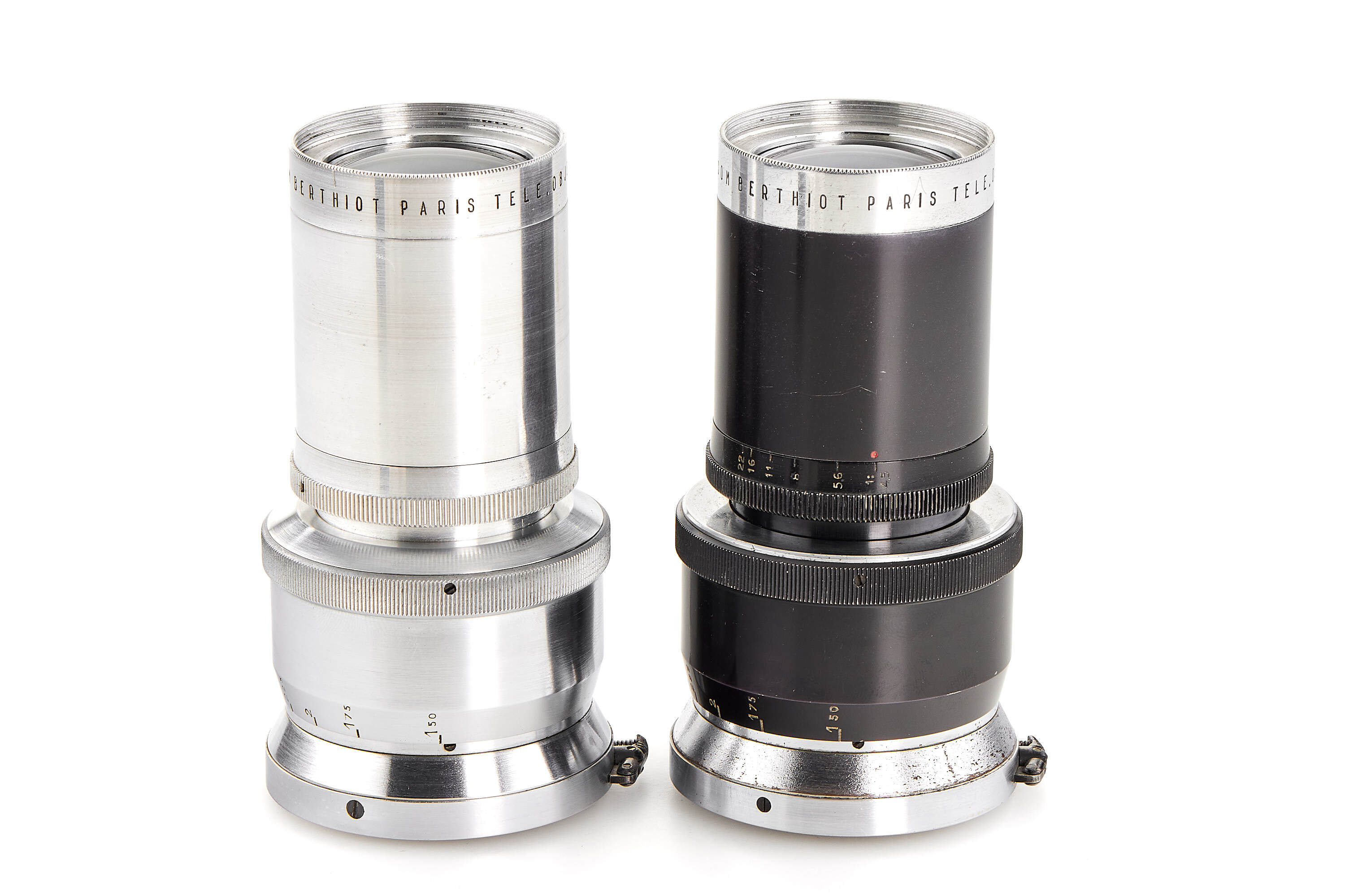 Som Berthiot f. Contax Tele Objectif 4.5/145mm Consecutive Pair