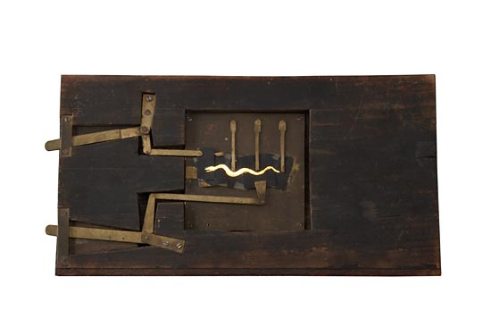 Early Phantasmagoria Hand-Painted Lever-Operated Slide