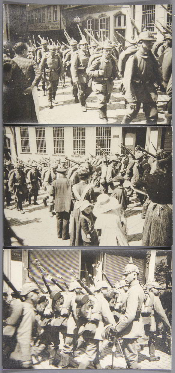 OSKAR BARNACK (1879–1936) Mobilmachung 1. Weltkrieg / Mobilisation World War I, 1914 OSKAR BARNACK (1879–1936) Mobilmachung 1. Weltkrieg / Mobilisation World War I, 1914