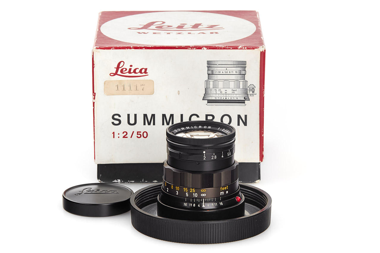 Summicron 2/50mm black paint