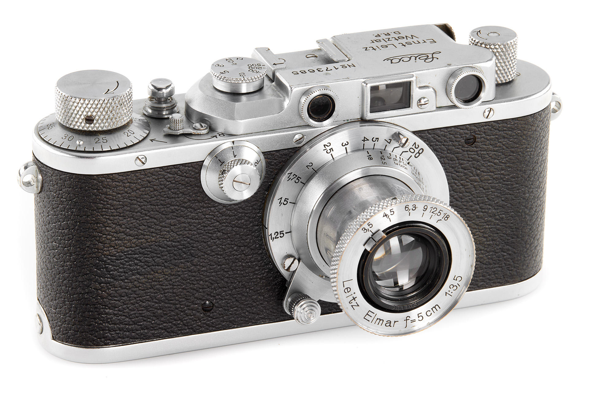 Leica III Mod. F chrome + Elmar 3,5/5 *