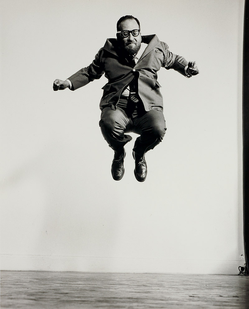 Philippe Halsman (1906–1979), The literary critic Stanley Hyman (from the series ›Jump‹)