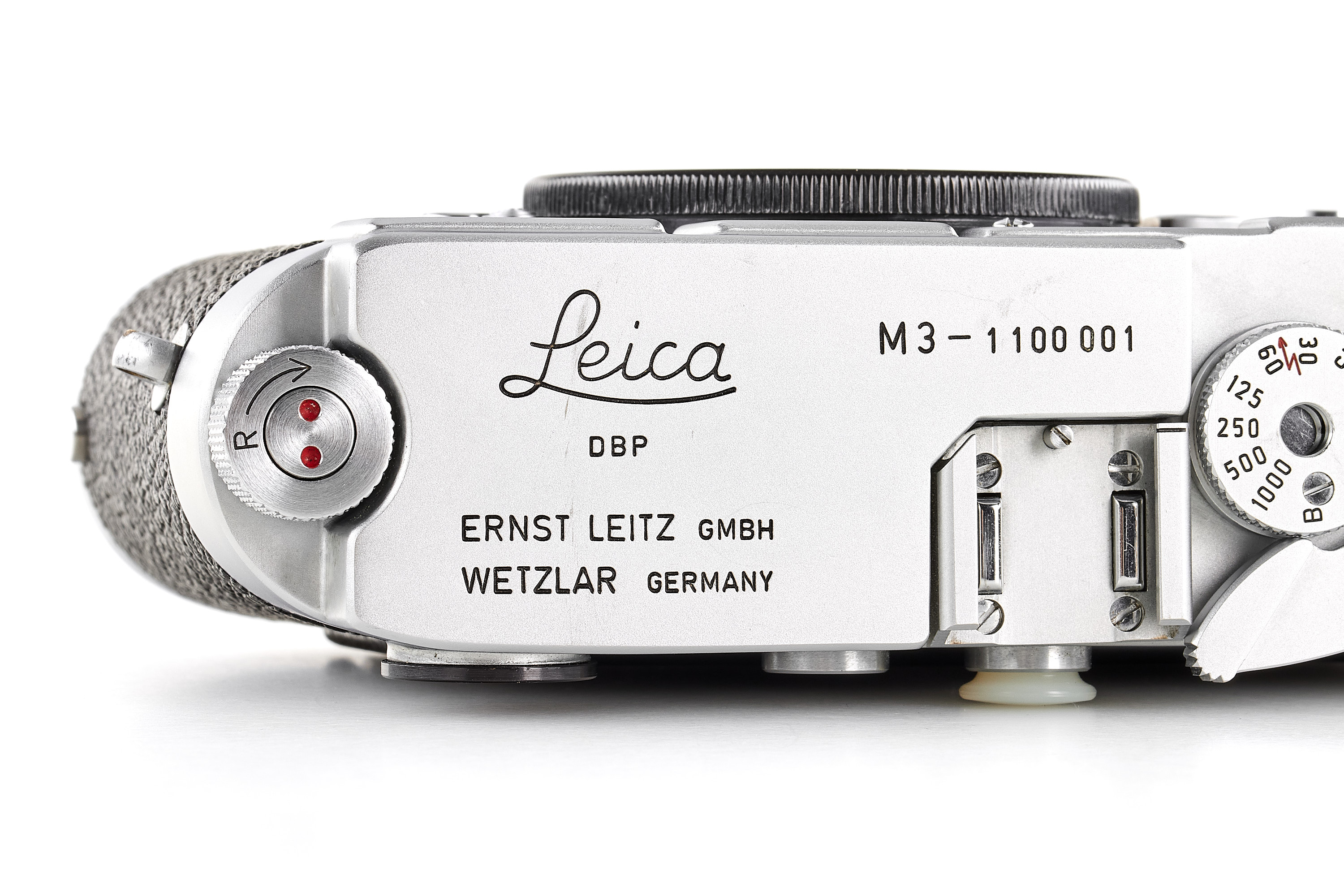 Leica M3 chrome no.1100001 *