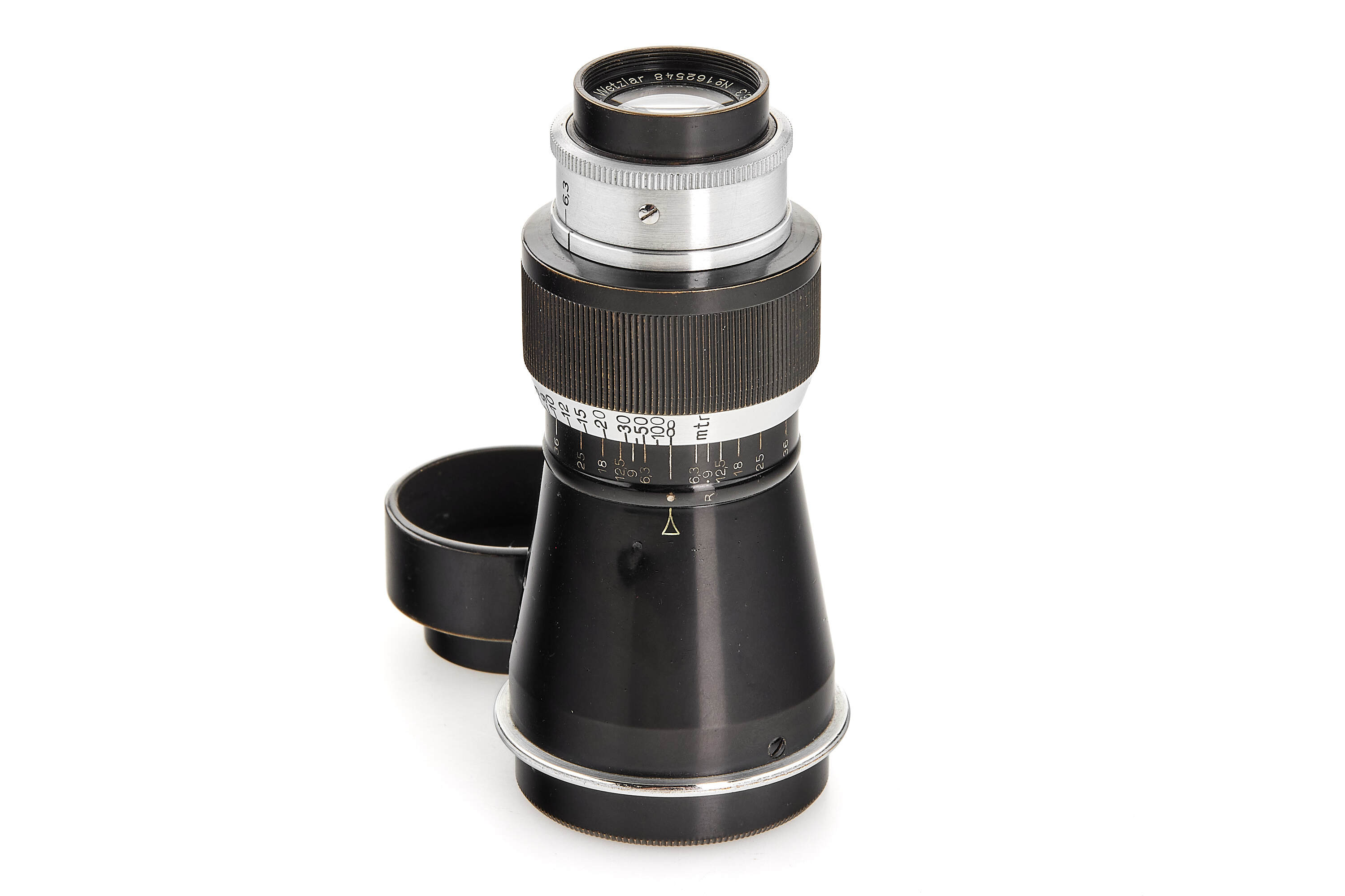 Elmar 6.3/10.5cm black/chrome *