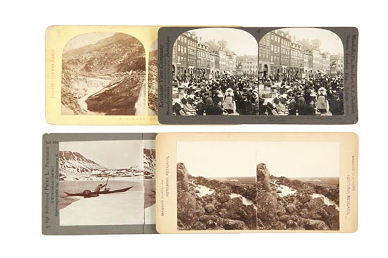 Approx. 70 Stereographs of Scandinavia and Iceland