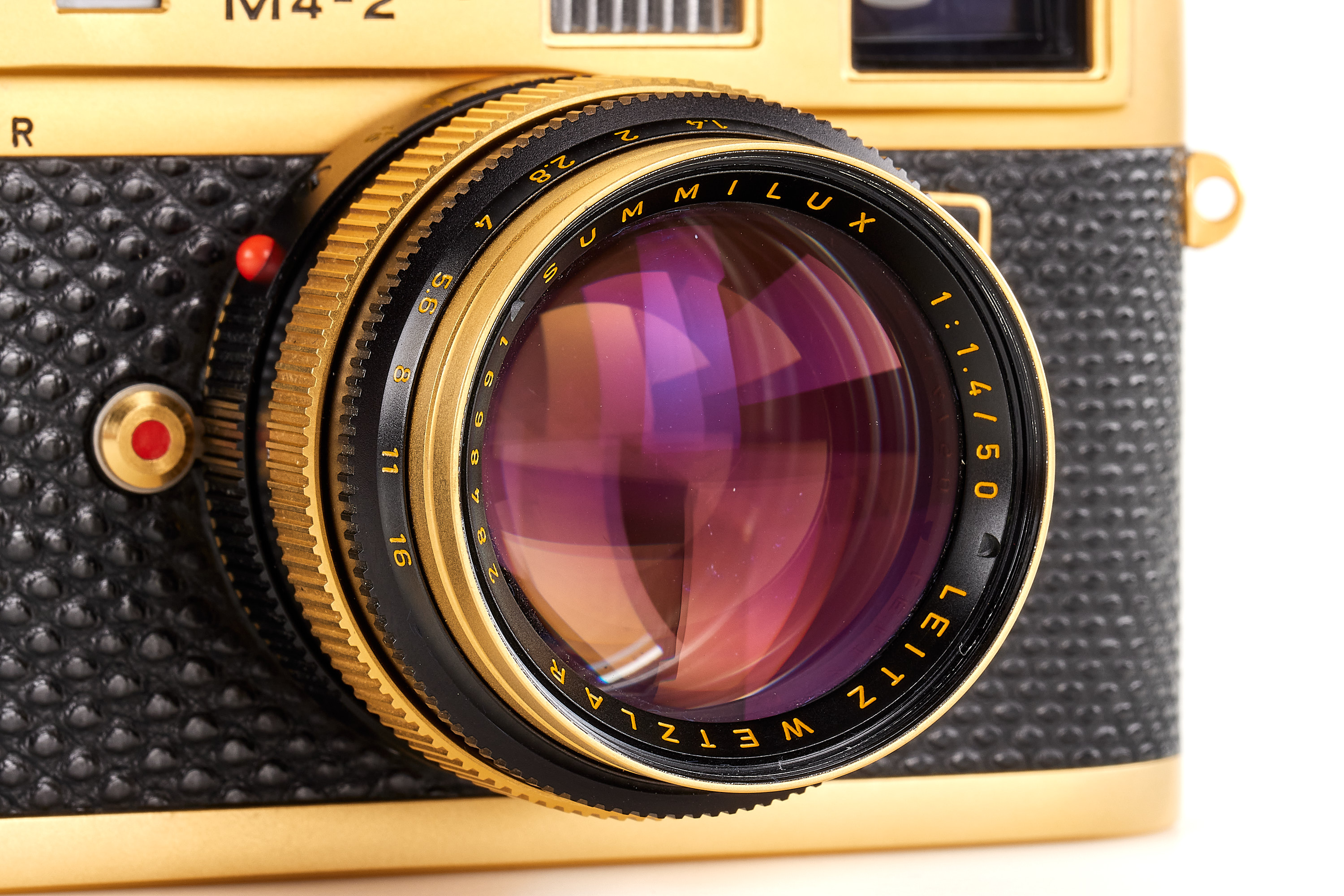 Leica M4-2 Gold 'Oskar Barnack' set *