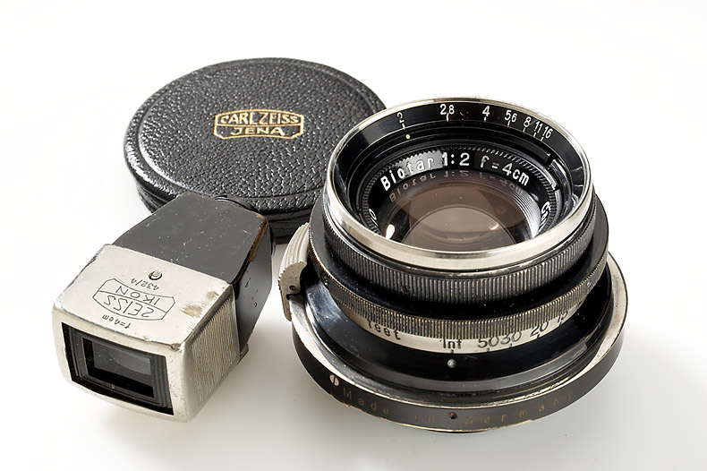 Carl Zeiss Jena  Biotar 2/4cm
