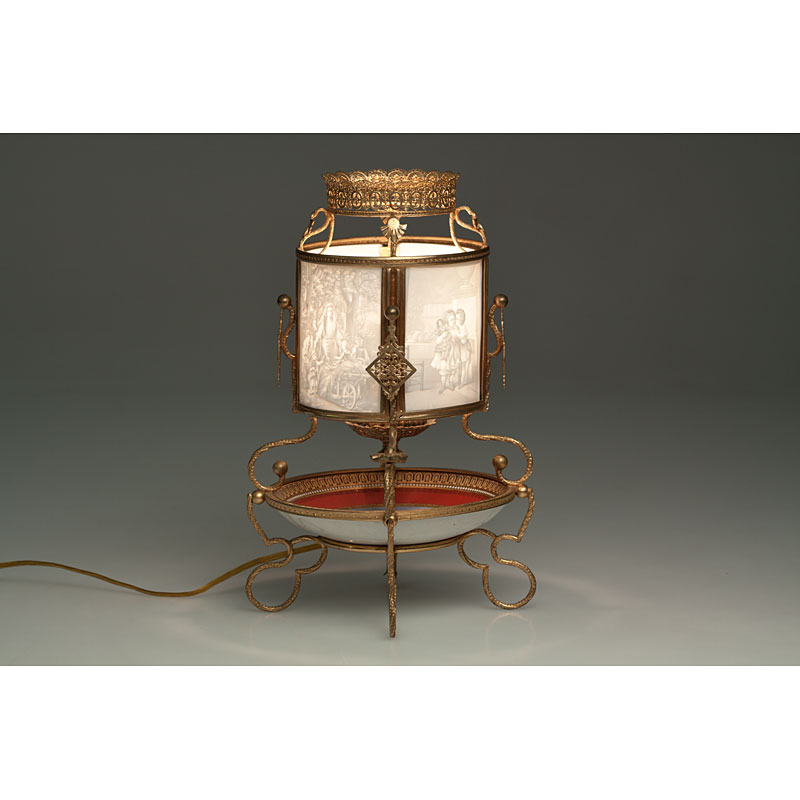 Lamp with Porcelain Lithophanes Lamp with Porcelain Lithophanes