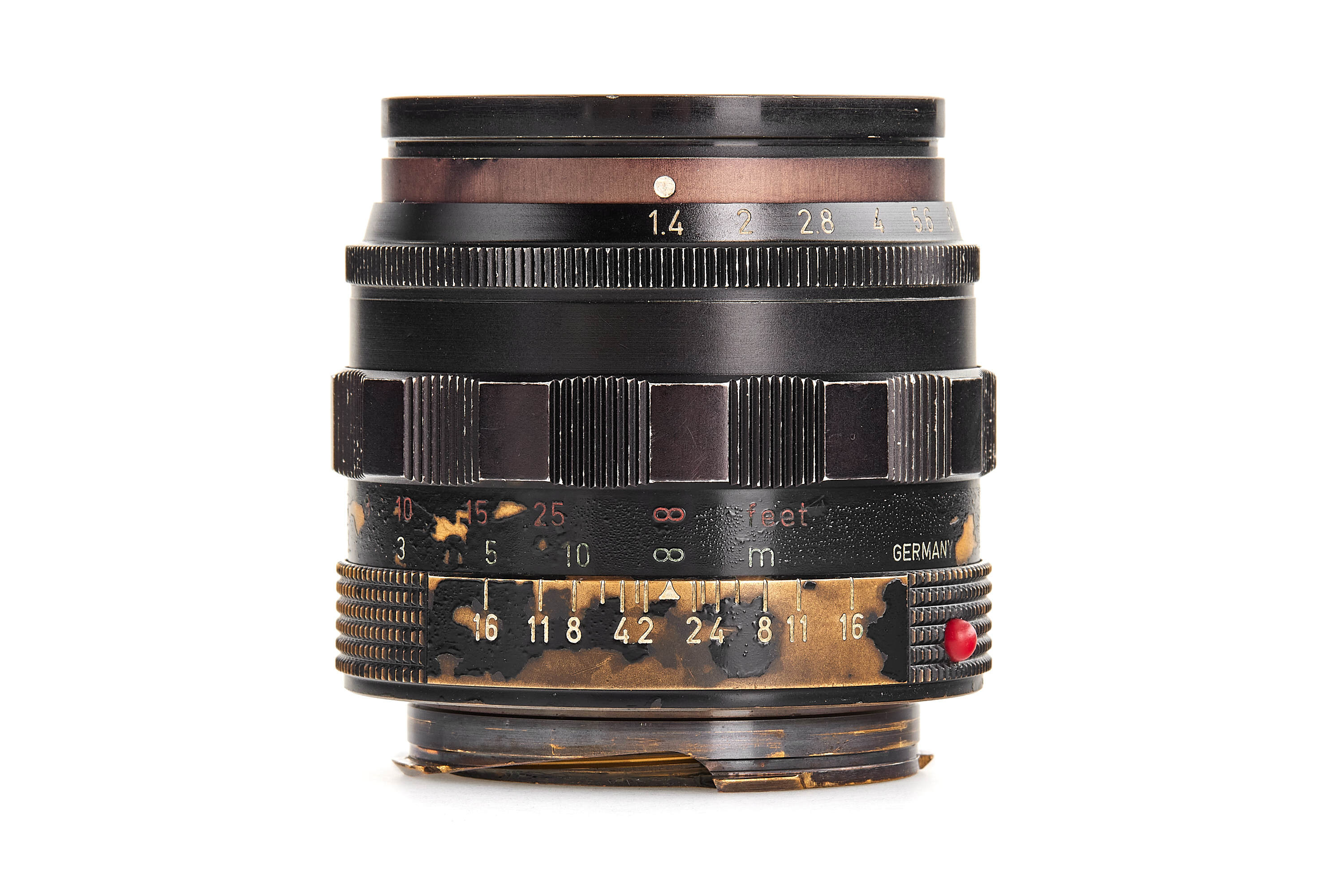 Summilux 1.4/50mm black paint / brass mount *