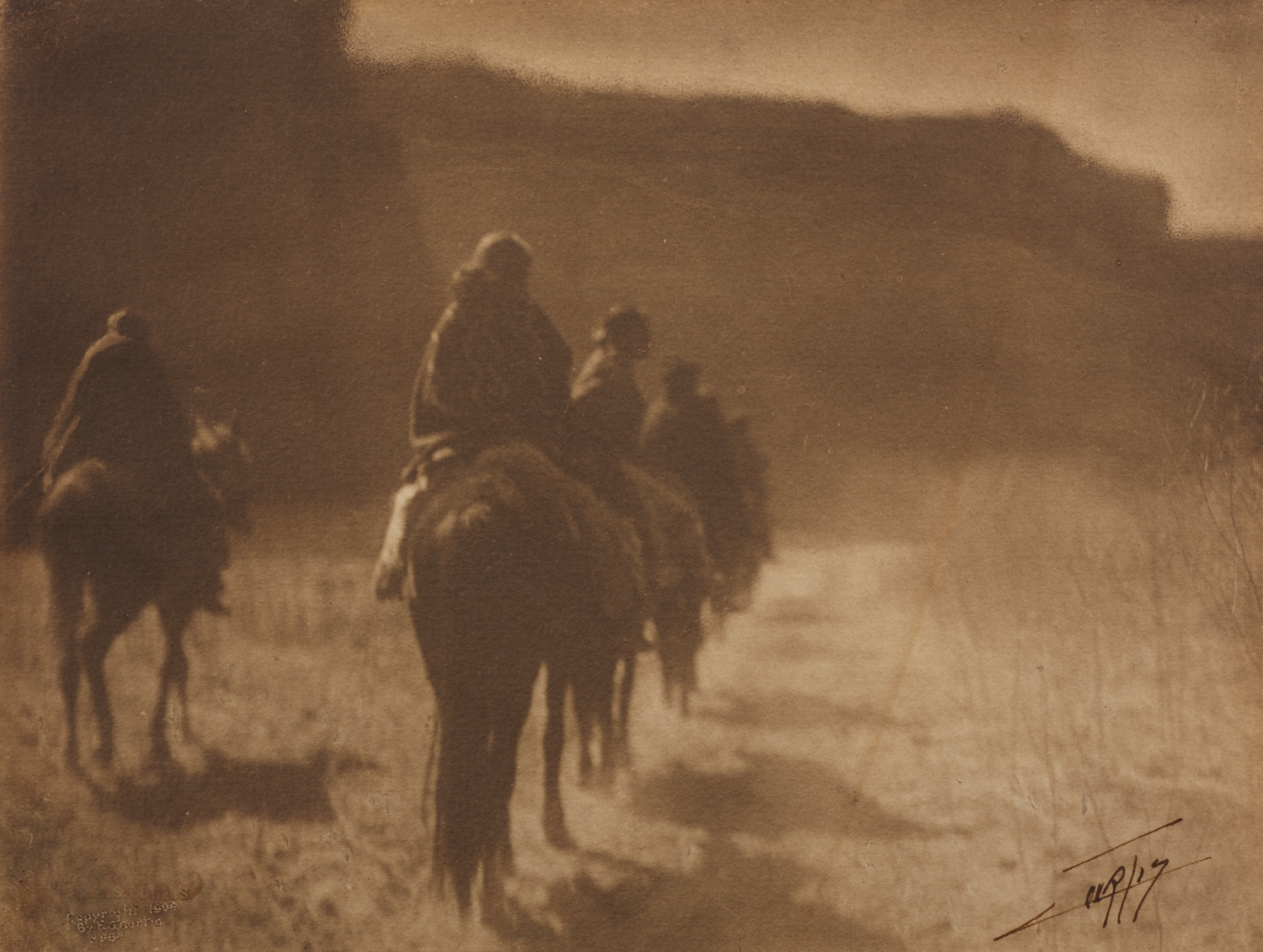 EDWARD S. CURTIS (1868–1952) ‘The Vanishing Race - Navaho’, 1904 EDWARD S. CURTIS (1868–1952) ‘The Vanishing Race - Navaho’, 1904
