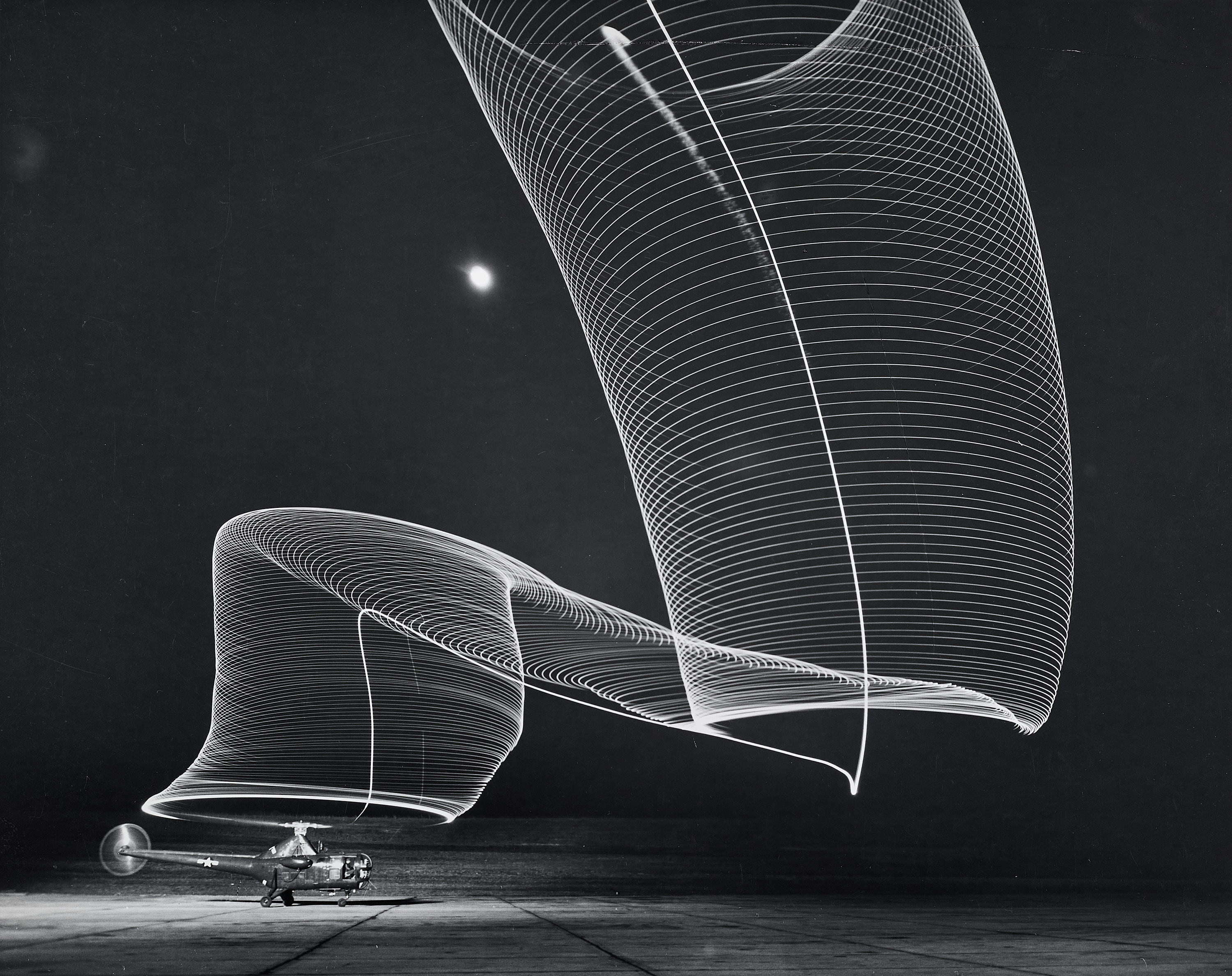 ANDREAS FEININGER (1906–1999) - Helicopter during Take-Off, 1949