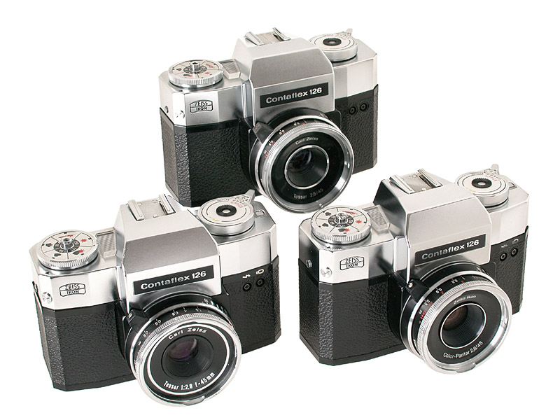 Zeiss Ikon  Contaflex 126 chrome (various)