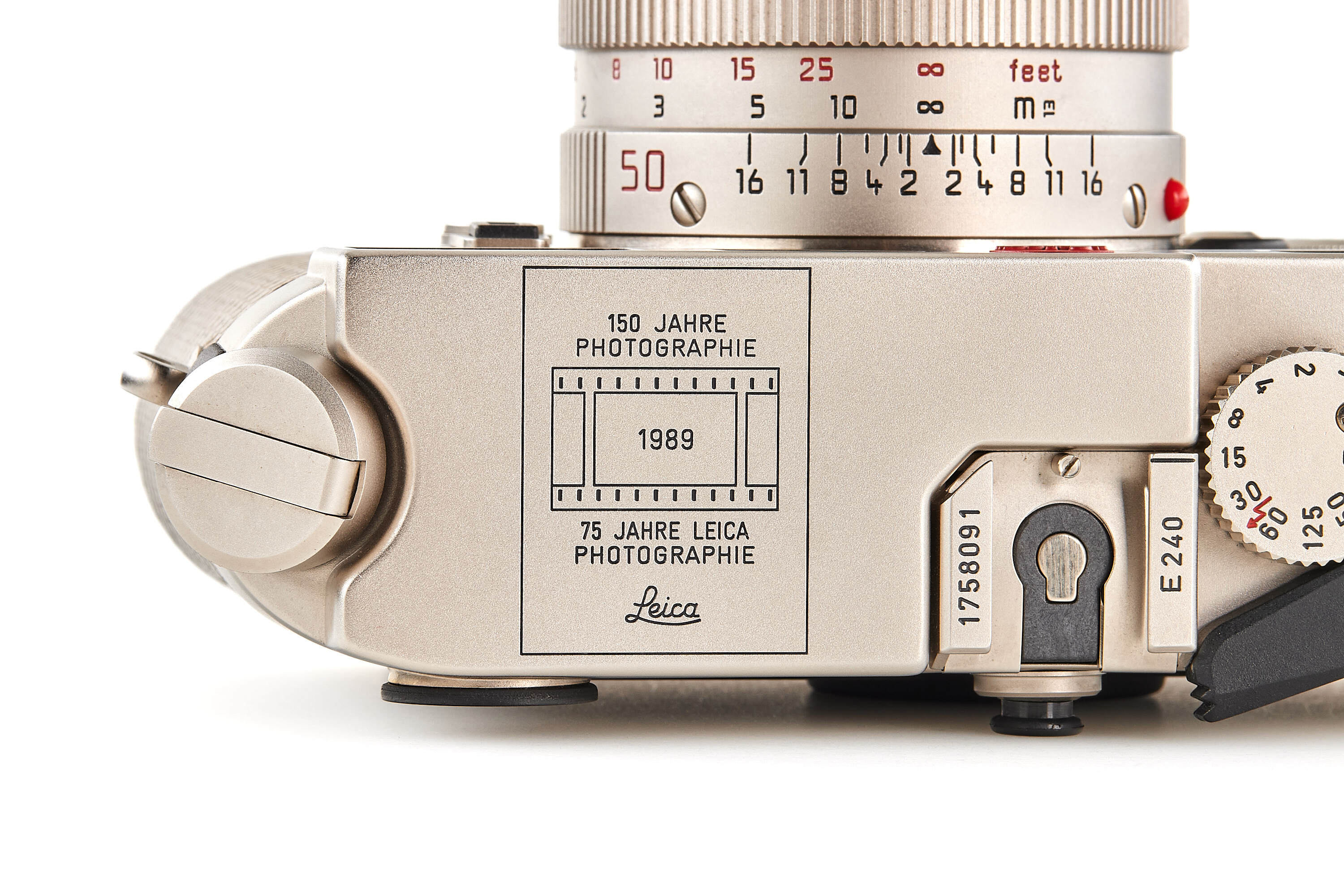 Leica M6 Platin '150 Years' set 10450 *