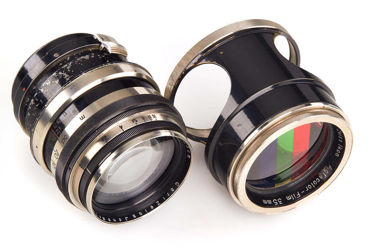 Carl Zeiss Jena Sonnar 2/8.5cm + AGFACOLOR Filter