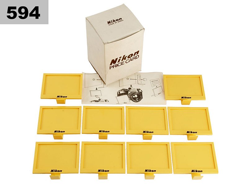 Nikon  Price Cards (various)