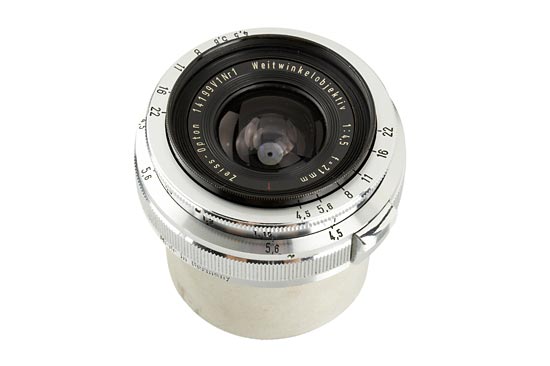 Zeiss-Opton  4.5/21mm T Weitwinkelobjektiv