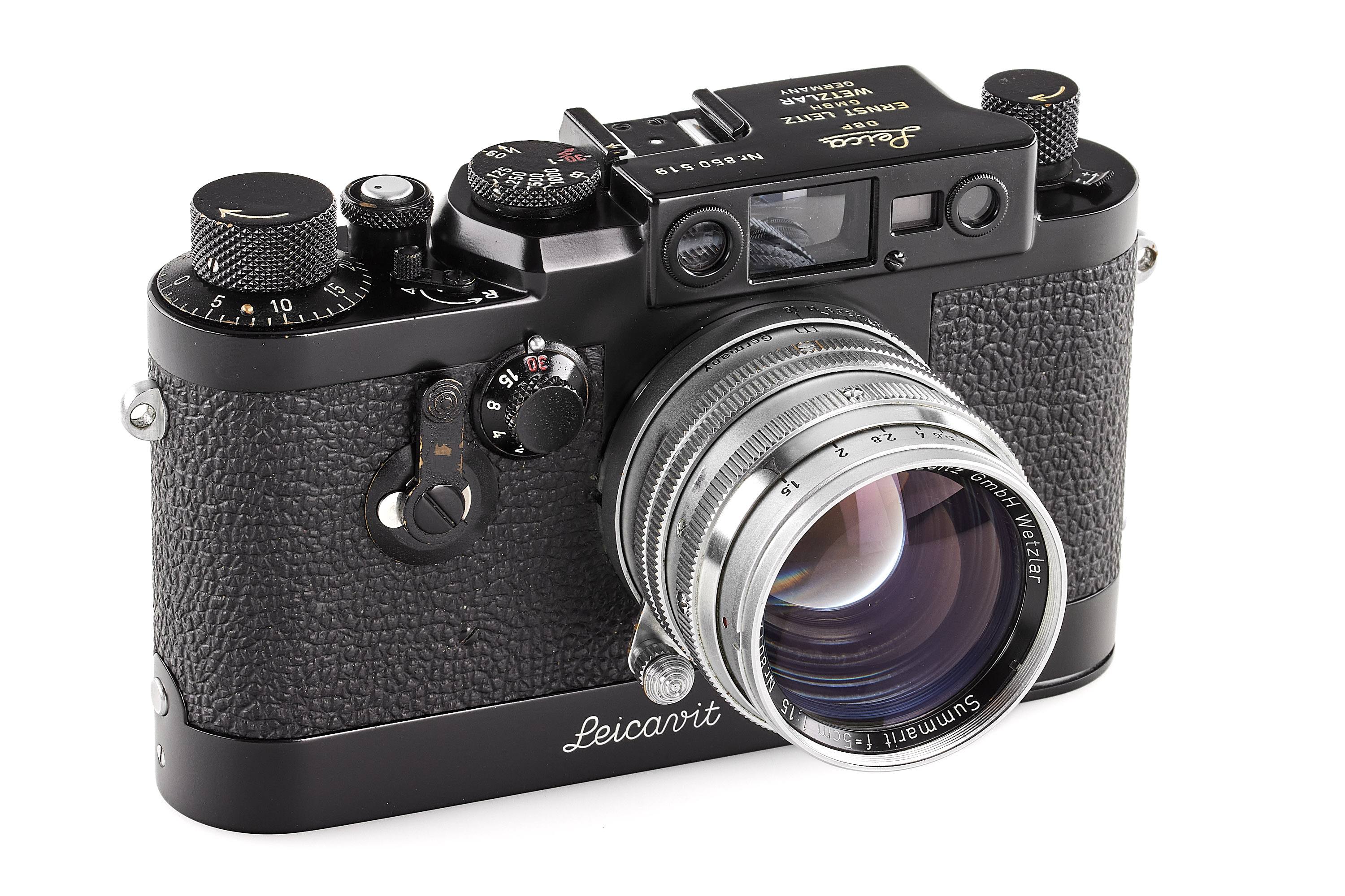 Leica IIIg black paint *