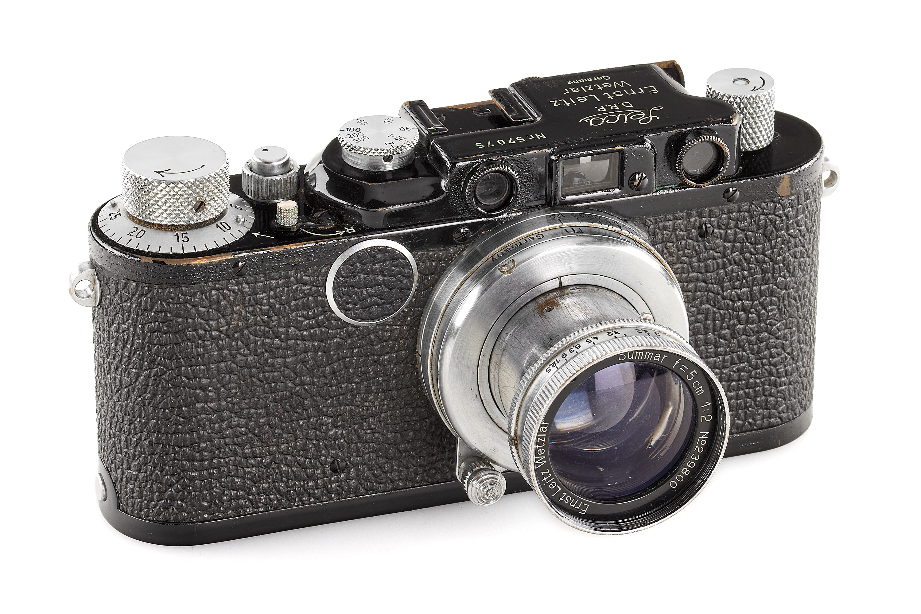 Leica III Mod. F black/chrome with Summar 2/5cm