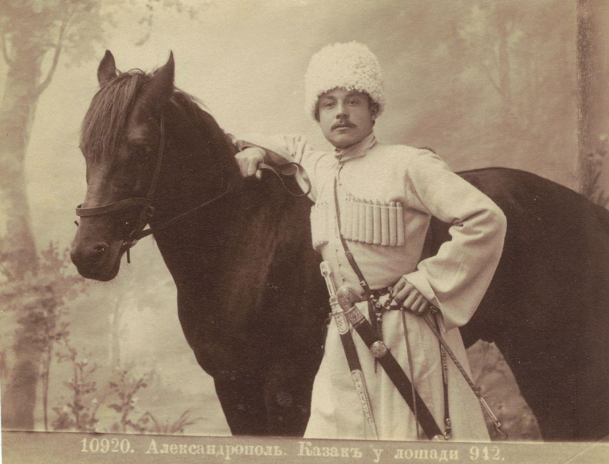 DIMITRI ERMAKOV (1846–1916) Kasache aus / Kazak from Alexanderpol, Russia 1880s *
