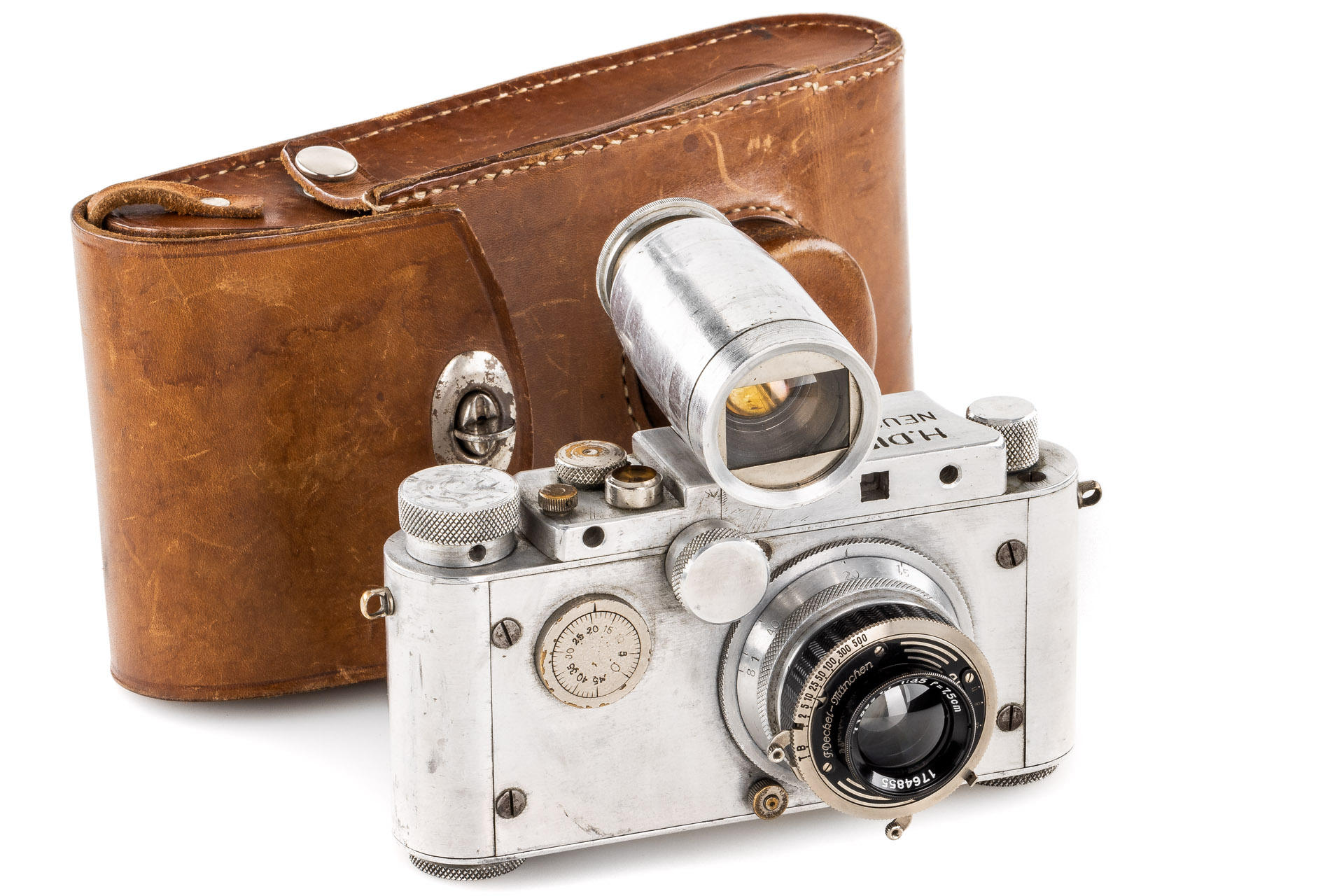 H. Diehl Prototype 35mm Camera with Zeiss 7.5cm prototype lens * H. Diehl Prototype 35mm Camera with Zeiss 7.5cm prototype lens *