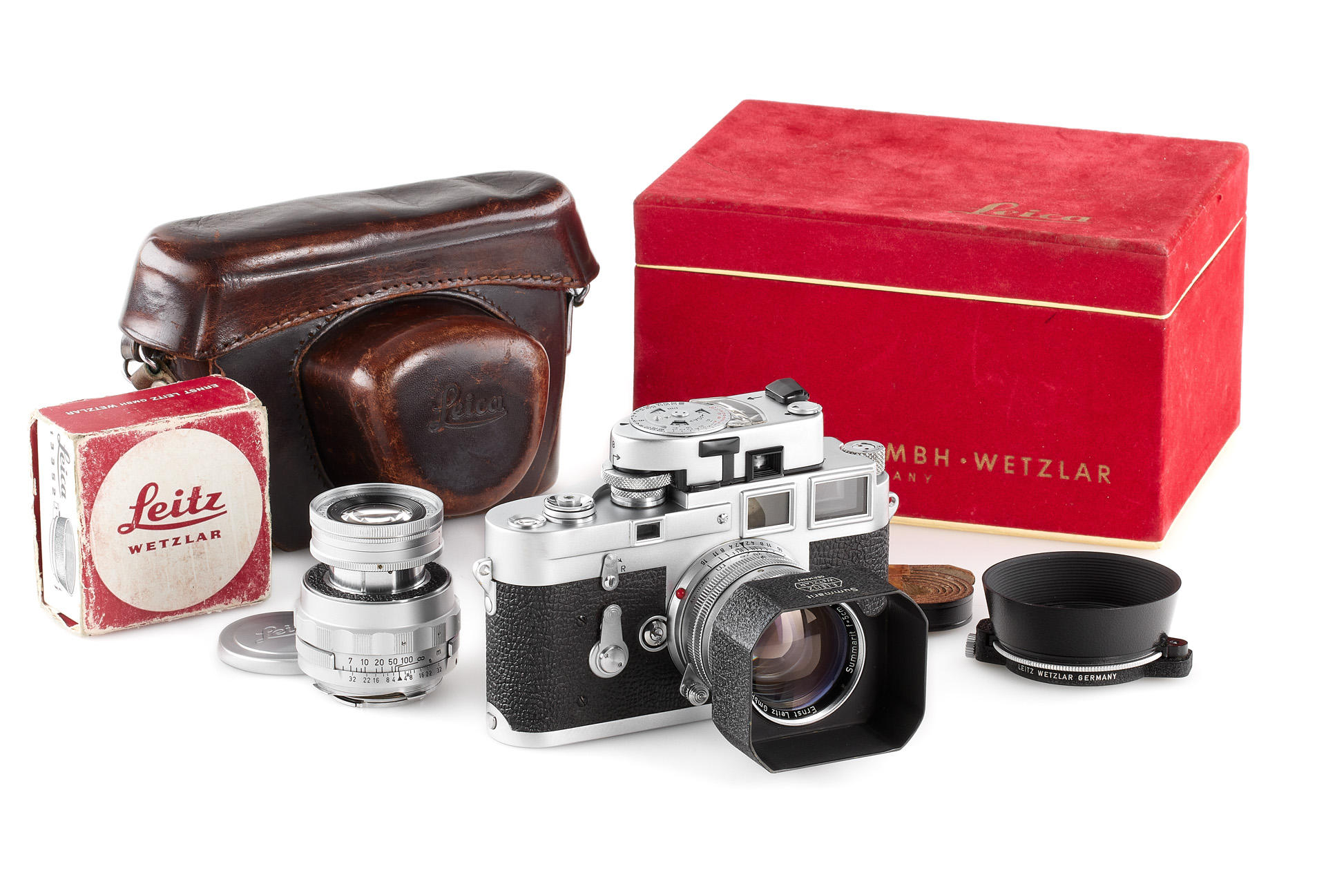 Leica M3 chrome Double Stroke outfit Leica M3 chrome Double Stroke outfit