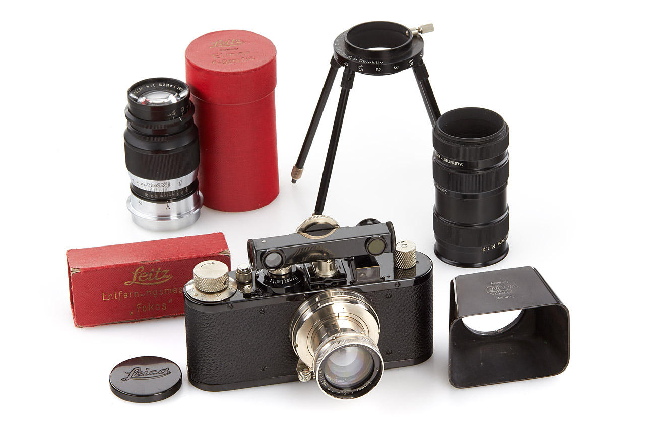 Leica Standard black/nickel outfit