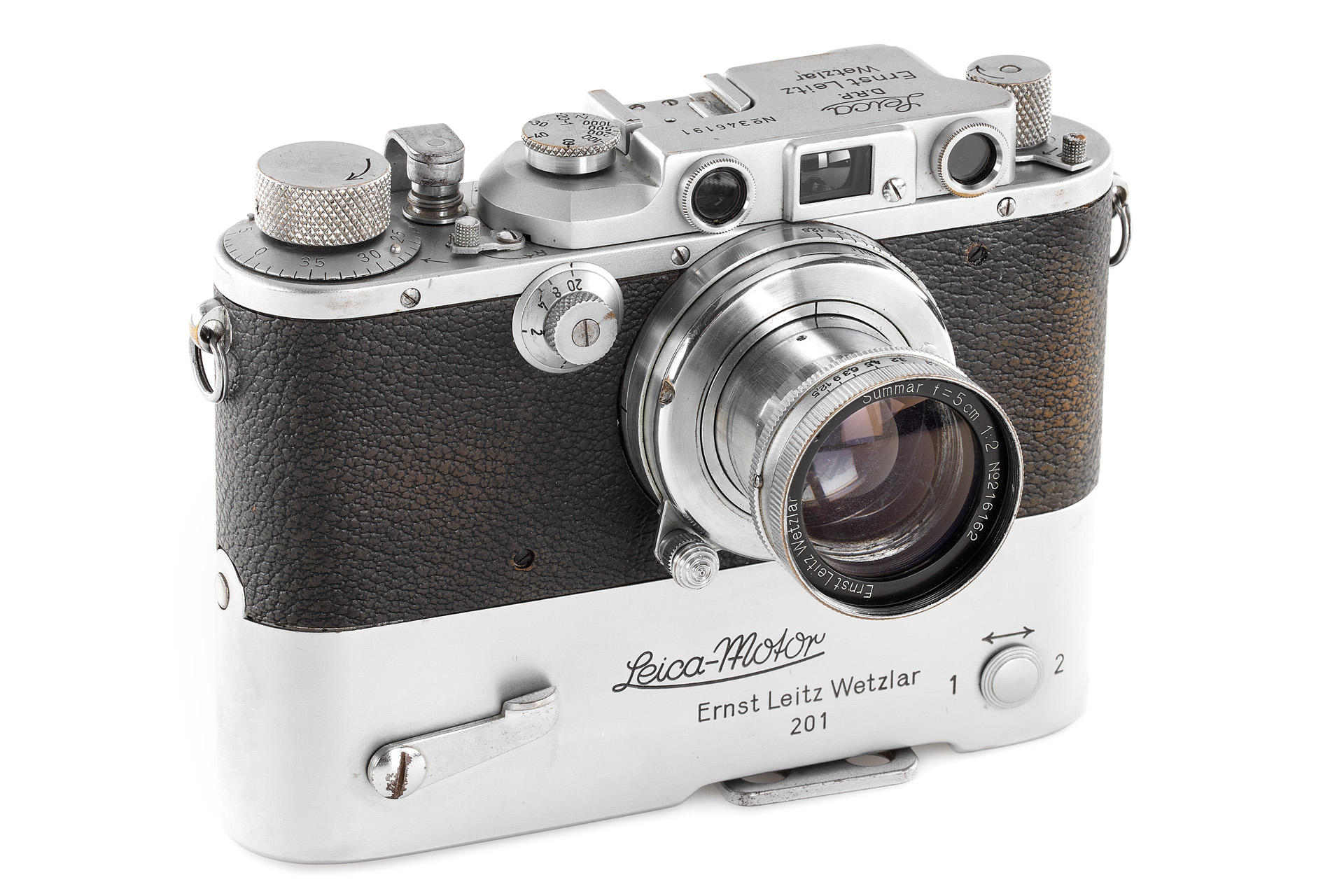 Leica IIIb + Leica-Motor MOOLY chrome Leica IIIb + Leica-Motor MOOLY chrome