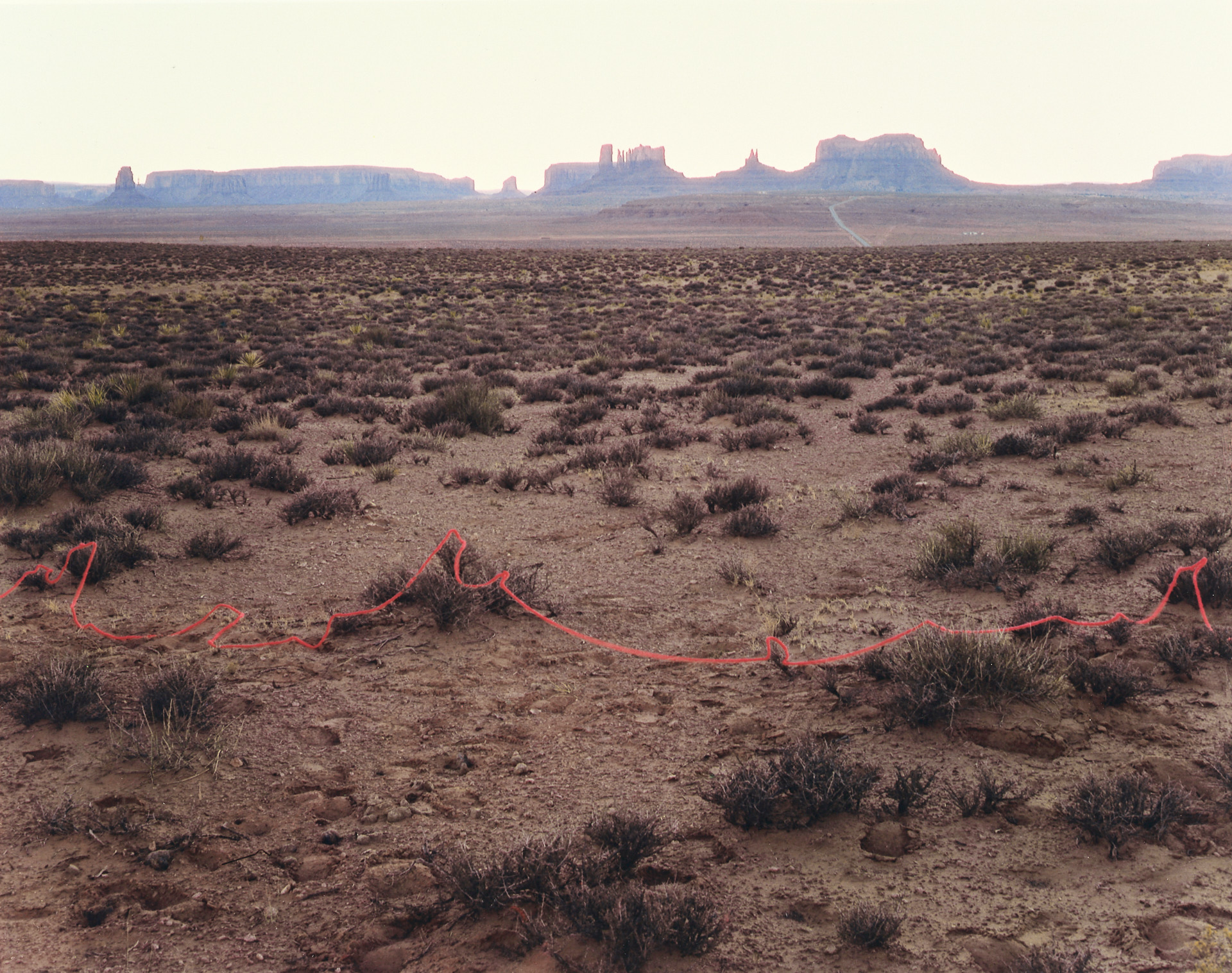 JOHN PFAHL (1939–2020) - Monument Valley & Red String, Utah 1977