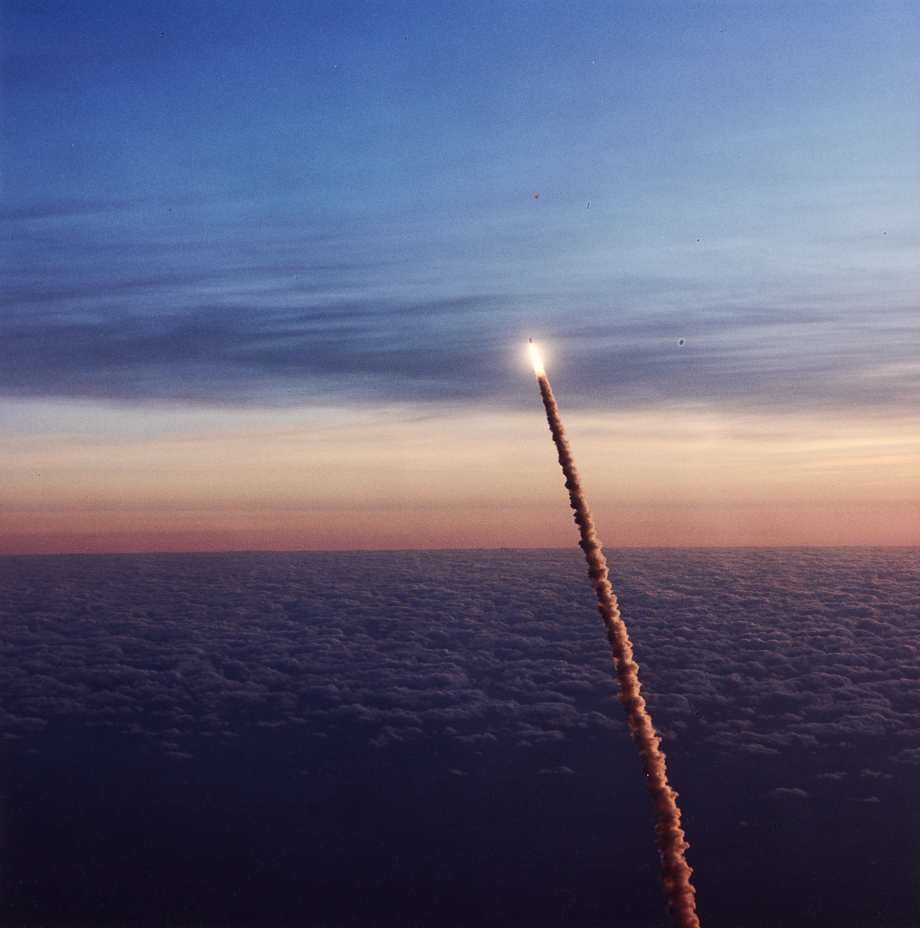 NASA - STS-60 Launch View, Florida 1994