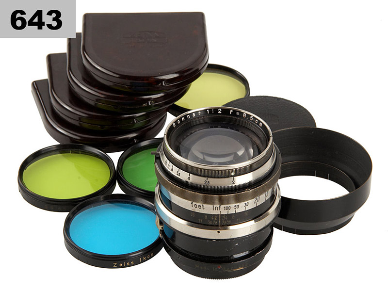 Carl Zeiss Jena  Sonnar 2/8.5cm