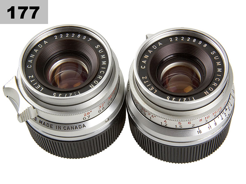 Summicron  2/35mm Chrome (various)