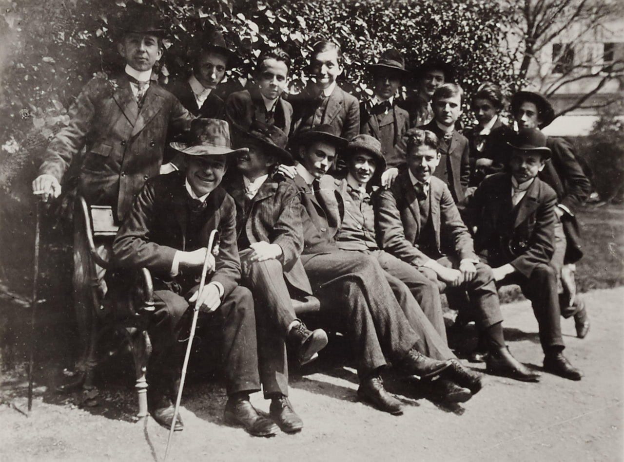 ANONYMOUS PHOTOGRAPHER Egon Schiele and his classmates from the Academy of Fine Arts, Vienna 1907