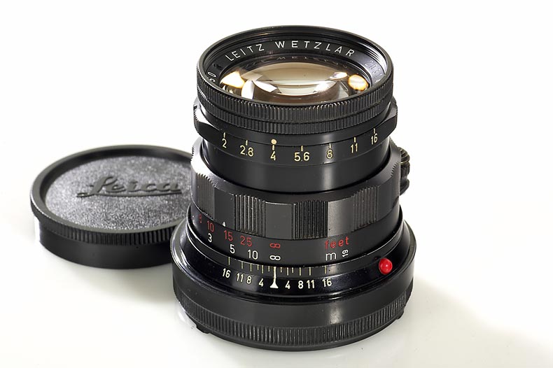 Summicron  2/5cm black paint