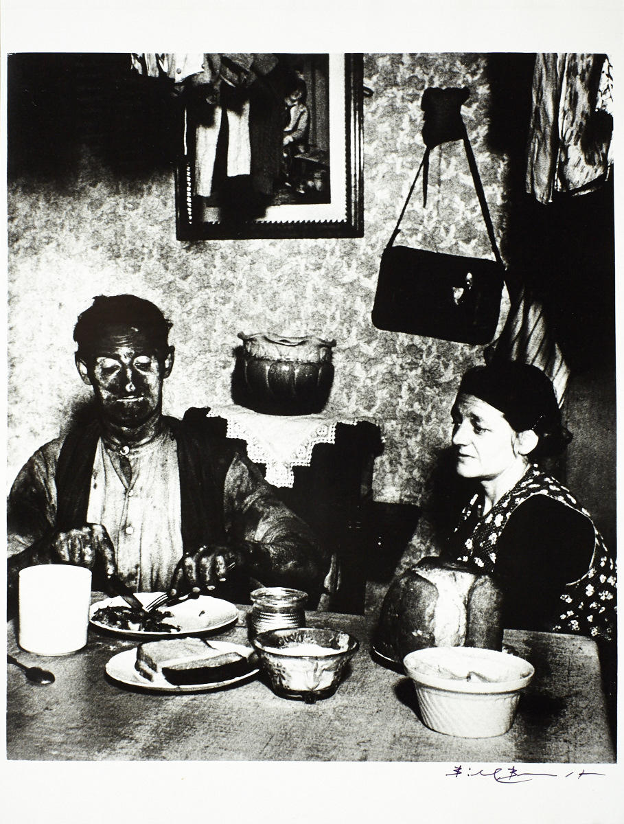 BILL BRANDT (1904–1983) ‘Coal miner at his evening meal’, Wiltshire 1948