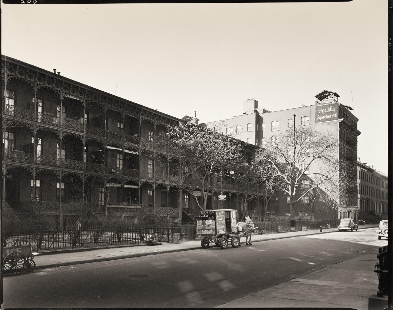 BERENICE ABBOTT (1898–1991) ‘Eleventh Street between 6th and 7th Avenues, Manhattan’, February 3rd, 1937