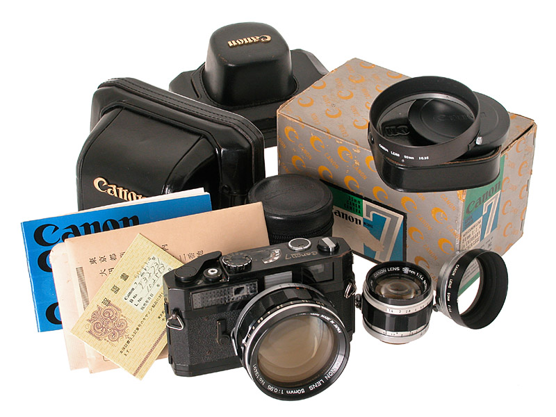 Canon  7 black + 0,95/50mm