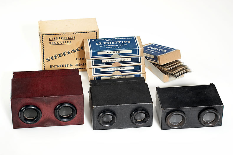 Sliding Box Stereo Viewers (various)