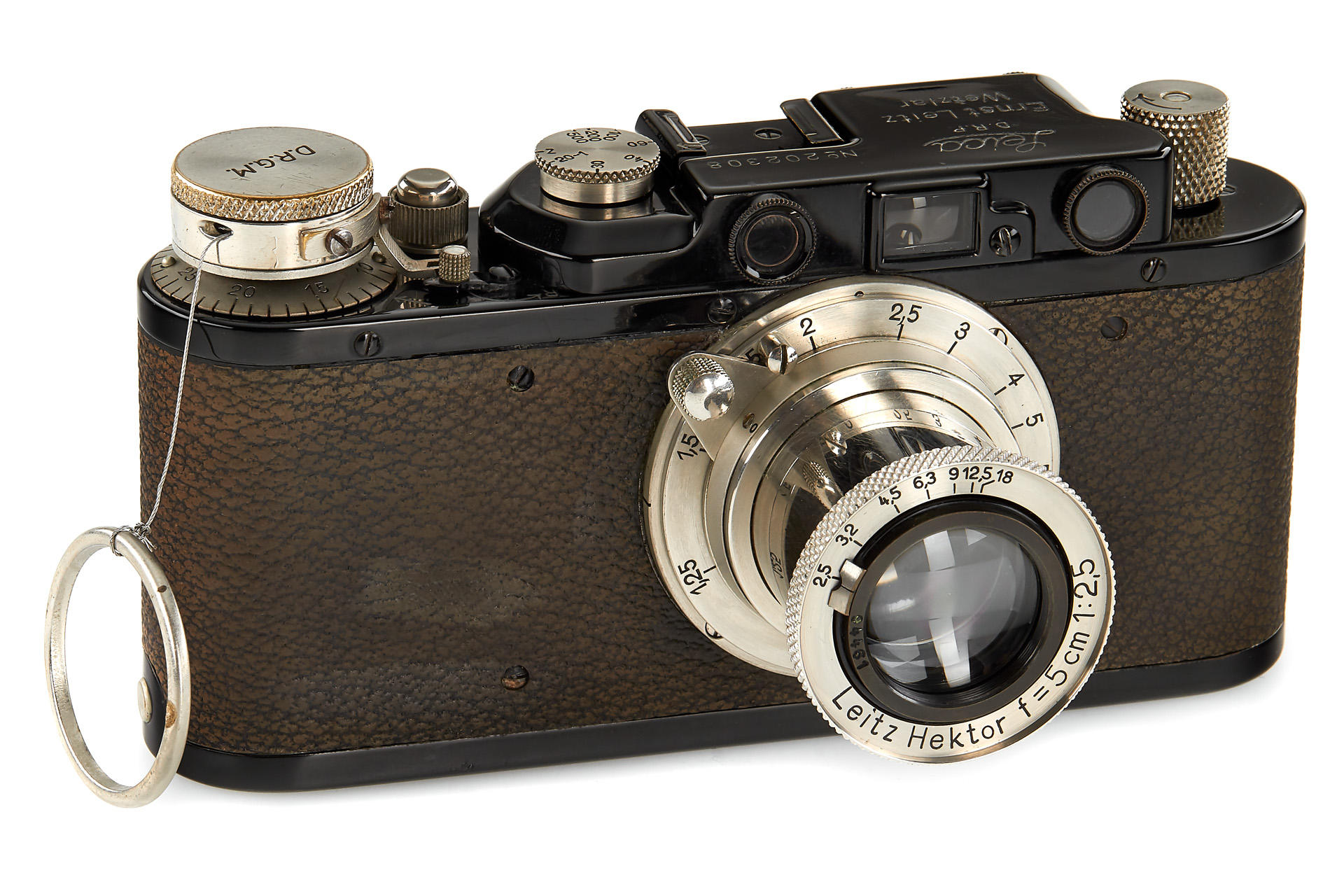 Leica II Mod. D black/nickel outfit + RAPIDO *